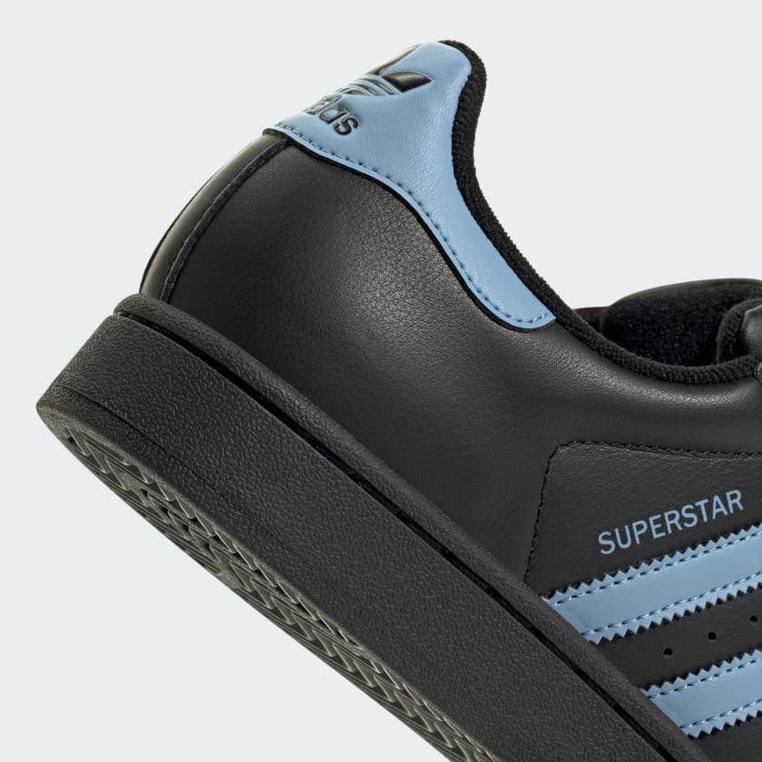 Adidas Men's Superstar Ii Shoes - Black Ash / Blue