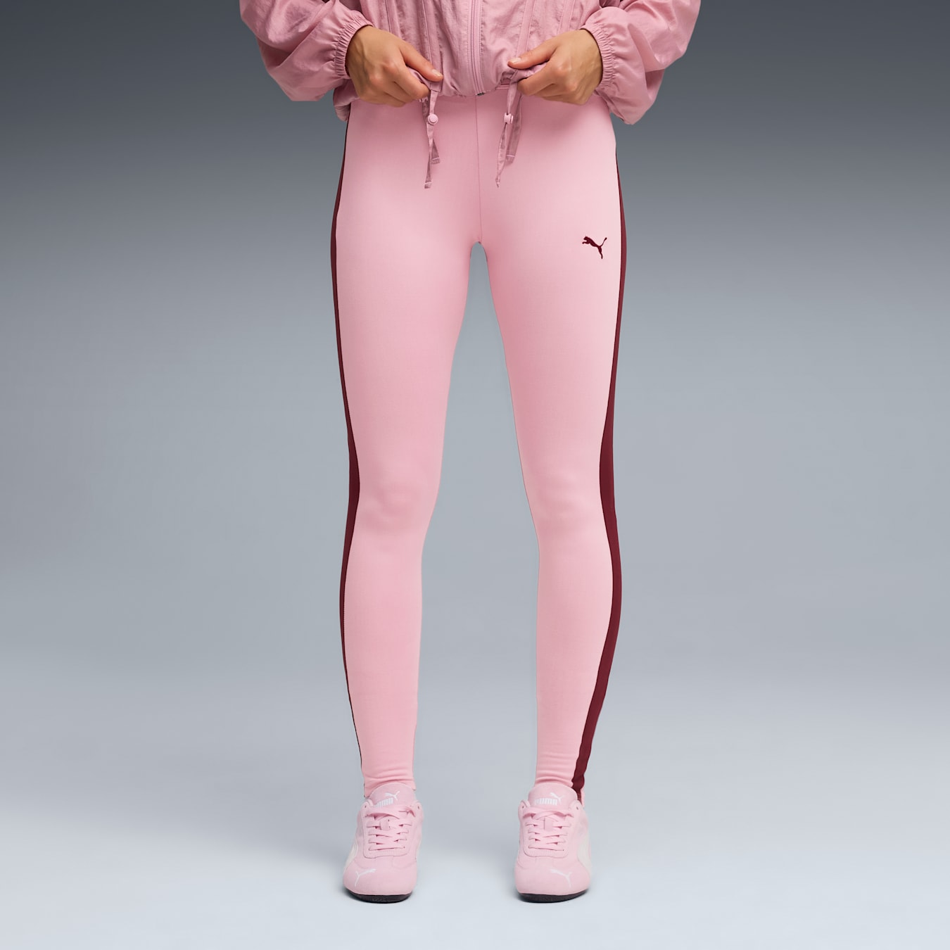 Puma Women's T7 Leggings - Poised Pink / Ruby Shimmer
