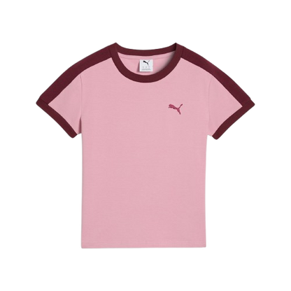 Puma Women's T7 Slim Tee - Poised Pink