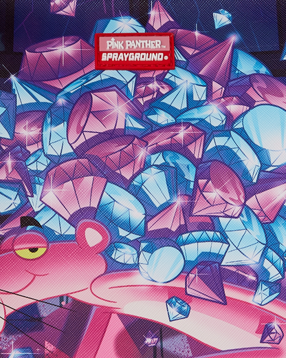 Sprayground Pink Panther Diamond Heist Tote Bag