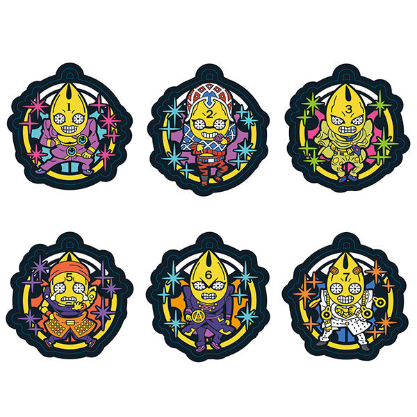 Jojos Bizarre Adventure Part V - Six Pistols Bizarre Costume Rubber Mascot SINGLE BLIND BOX