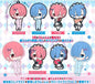 Re:Zero - Rem and Ram Rubber Strap Vol. 2 (1 RANDOM CAPSULE)