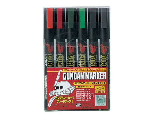 Gundam Marker - GMS 108 Gundam Marker Zeon Set