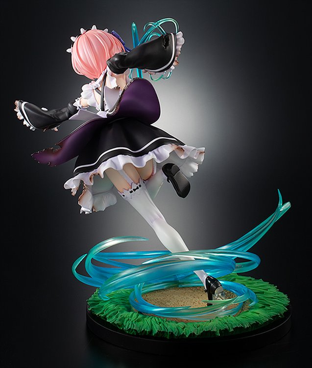 Re:Zero - 1/7 Ram Battle With Roswaal Ver. PVC Figure