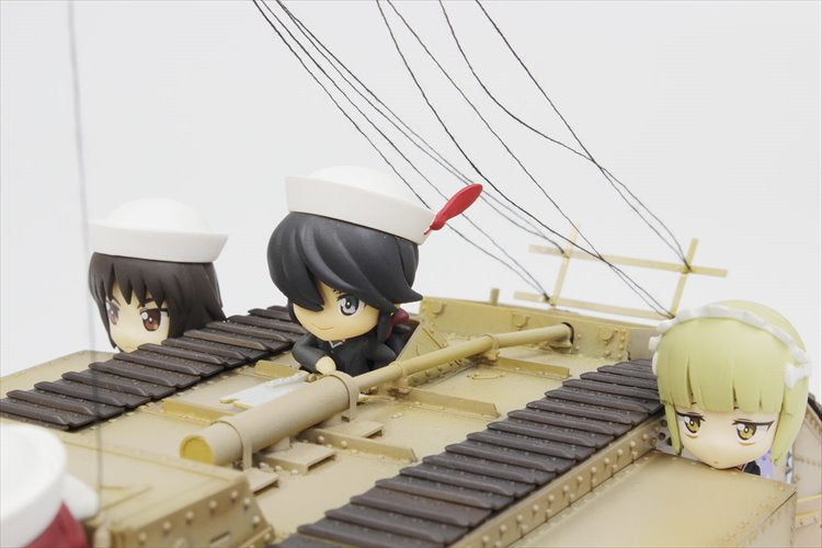 Girls and Panzer - 1/35 Mk. IV Team Samesan Tank with Prepainted Figures