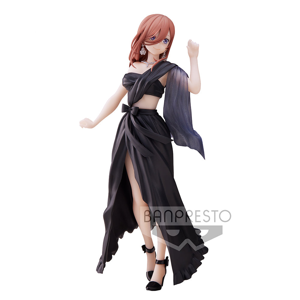 The Quintessential Quintuplets - Miku Nakano Black Dress Kyunties Prize Figure