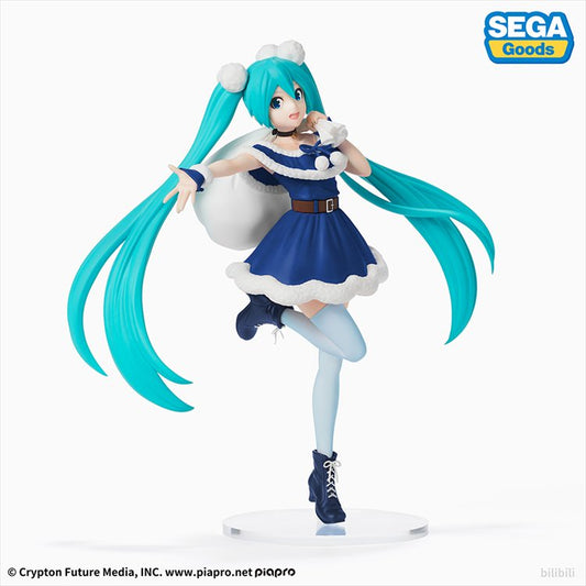Vocaloid - Hatsune Miku Christmas Style 2020 Blue Ver. SPM Prize Figure