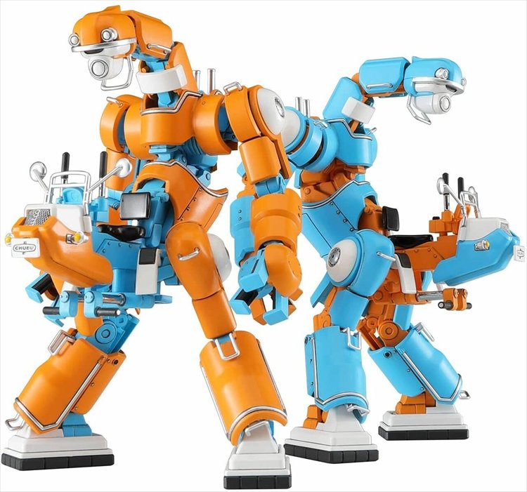 Mechatro - 1/35 Chubu 01 No.2 Orange and Light Blue Plastic Model