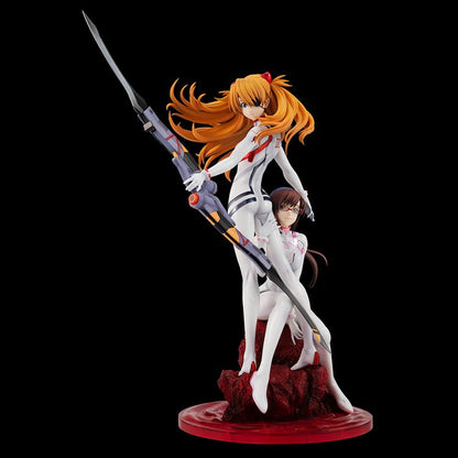 Evangelion 3.0 + 1.0 - Asuka Langley and Makinami Mari Illustrious G.E.M. Series Figure