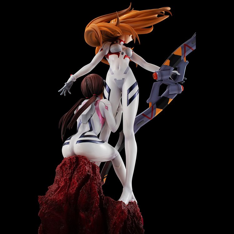Evangelion 3.0 + 1.0 - Asuka Langley and Makinami Mari Illustrious G.E.M. Series Figure