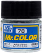 Mr Color - C78 Metallic Black 10ml