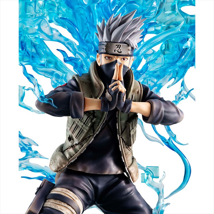 Naruto Shippuden - Hatake Kakashi Ver Susano with LED Base PVC Figure