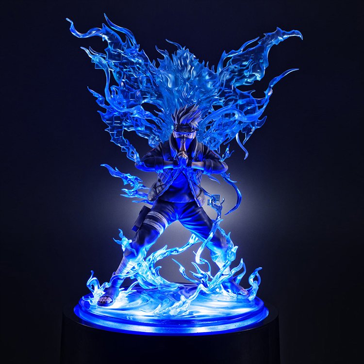 Naruto Shippuden - Hatake Kakashi Ver Susano with LED Base PVC Figure