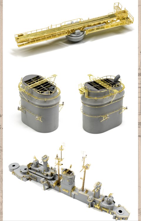 Very Fire - 1/350 USS Des Moines Battleship DX Ver. Model Kit