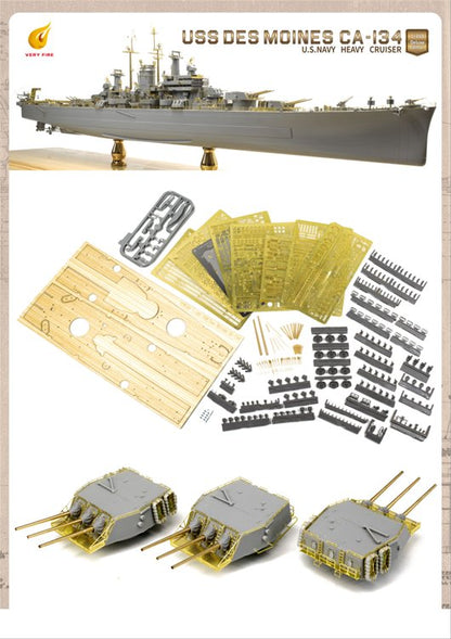 Very Fire - 1/350 USS Des Moines Battleship DX Ver. Model Kit