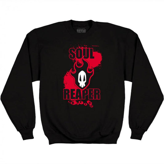 Bleach - Soul Reaper With Flame Skull Sweatshirt