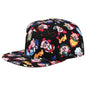Kirby - Powered Up AOP Sublimated Flat Bill Snapback Caps