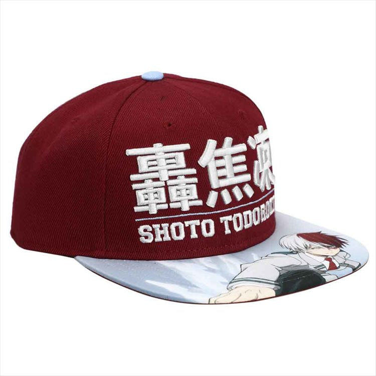My Hero Academia - Shoto Todoroki Flat Bill Snapback