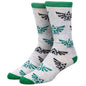Zelda - Hyrule Triforce Logo White Crew Socks