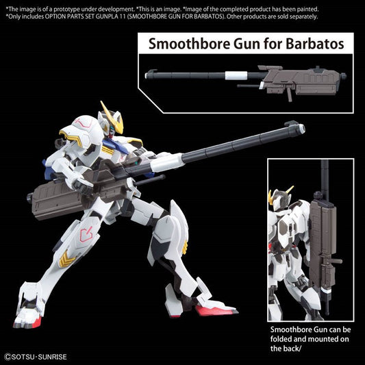 Gundam - Option Parts Set Gunpla 11 Smoothbore Gun for Barbatos