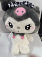 Sanrio - Kuromi Fuzzy Black and White Bow 48cm Plush