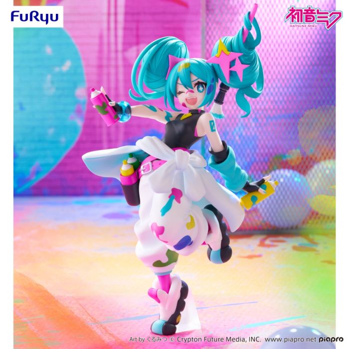 Vocaloid - Hatsune Miku Paint Girl Trio-Try-iT Prize Figure