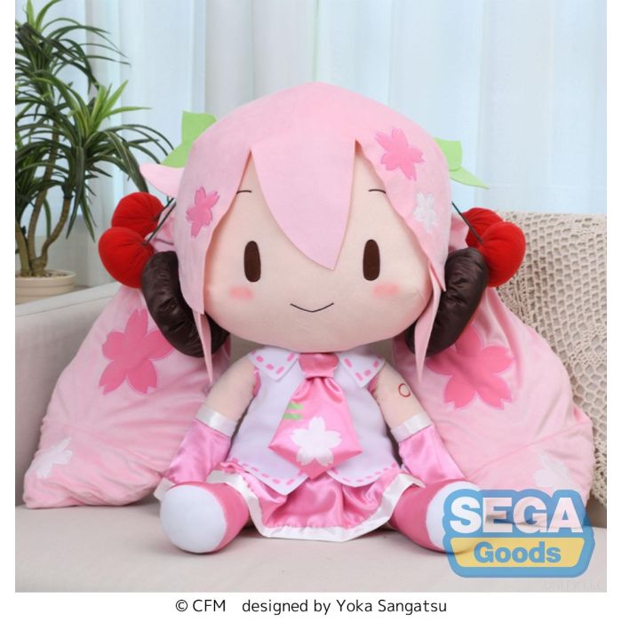Vocaloid - Sakura Miku Fuwa Petit Dodeka Jumbo 50cm Plush
