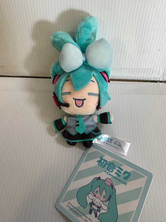 Vocaloid x Sanrio - Hatsune Miku Hair Tied Up 10cm Plush