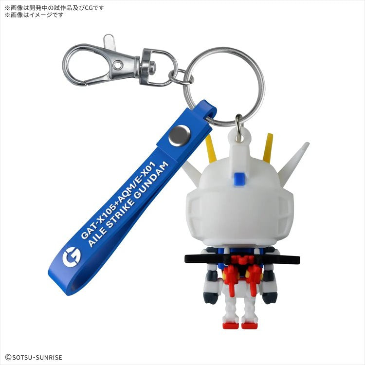 Gundam - Ailestpla kun 3D Rubber Mascot Keychain