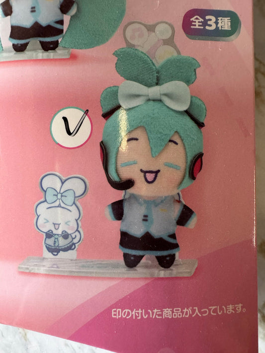 Vocaloid x Cinnamoroll - Miku x Cinnamoroll 12cm Plush Hair Up