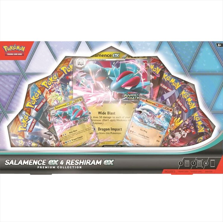 Pokemon - TCG Salamence ex and Reshiram ex Premium Collection