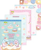 San-X - Jinbesan and Donut Island Blue Memo Pad