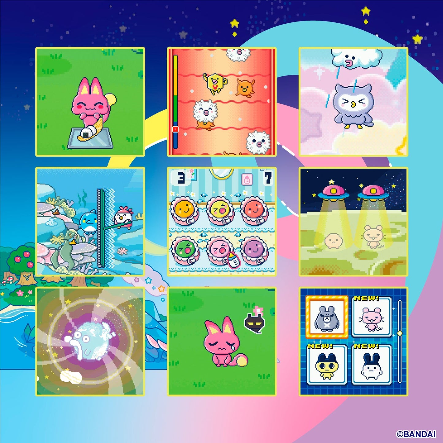 Tamagotchi Paradise - Blue Water