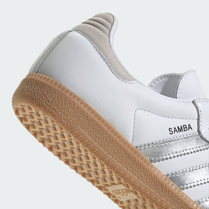 Adidas Women's Samba Og Shoes - White / Silver Metallic / Grey One