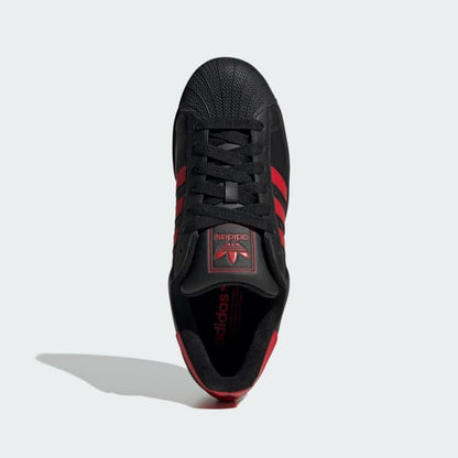 Adidas Men's Superstar Ii Shoes - Black / Better Scarlet