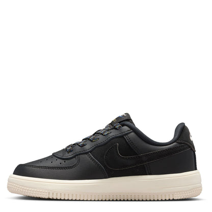 Nike Kids' Force 1 Low Lv8 Easyon Shoes - Black / Tan
