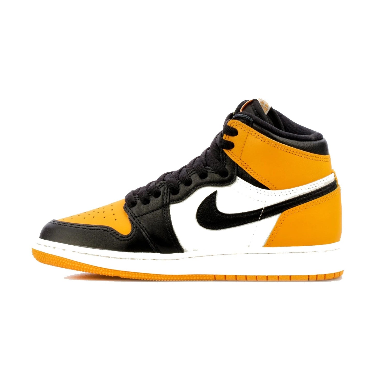 Nike Kids' Jordan 1 Retro High OG Shoes - Taxi Yellow / Black Sail