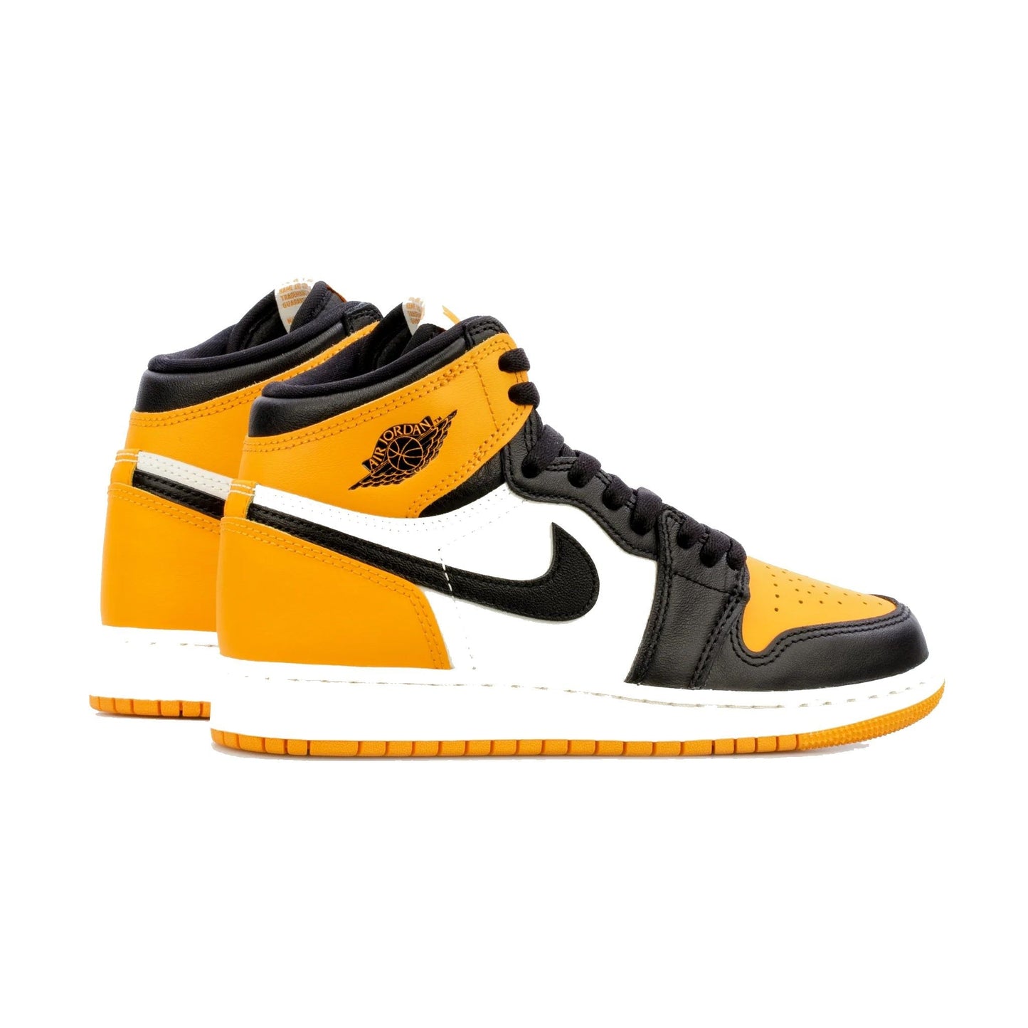 Nike Kids' Jordan 1 Retro High OG Shoes - Taxi Yellow / Black Sail