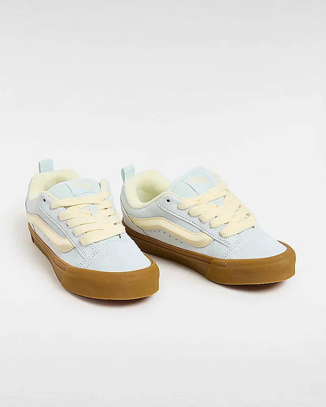 Vans Men's Knu Skool Shoes - Gum / Spa Blue