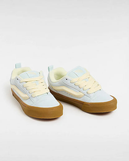 Vans Men's Knu Skool Shoes - Gum / Spa Blue