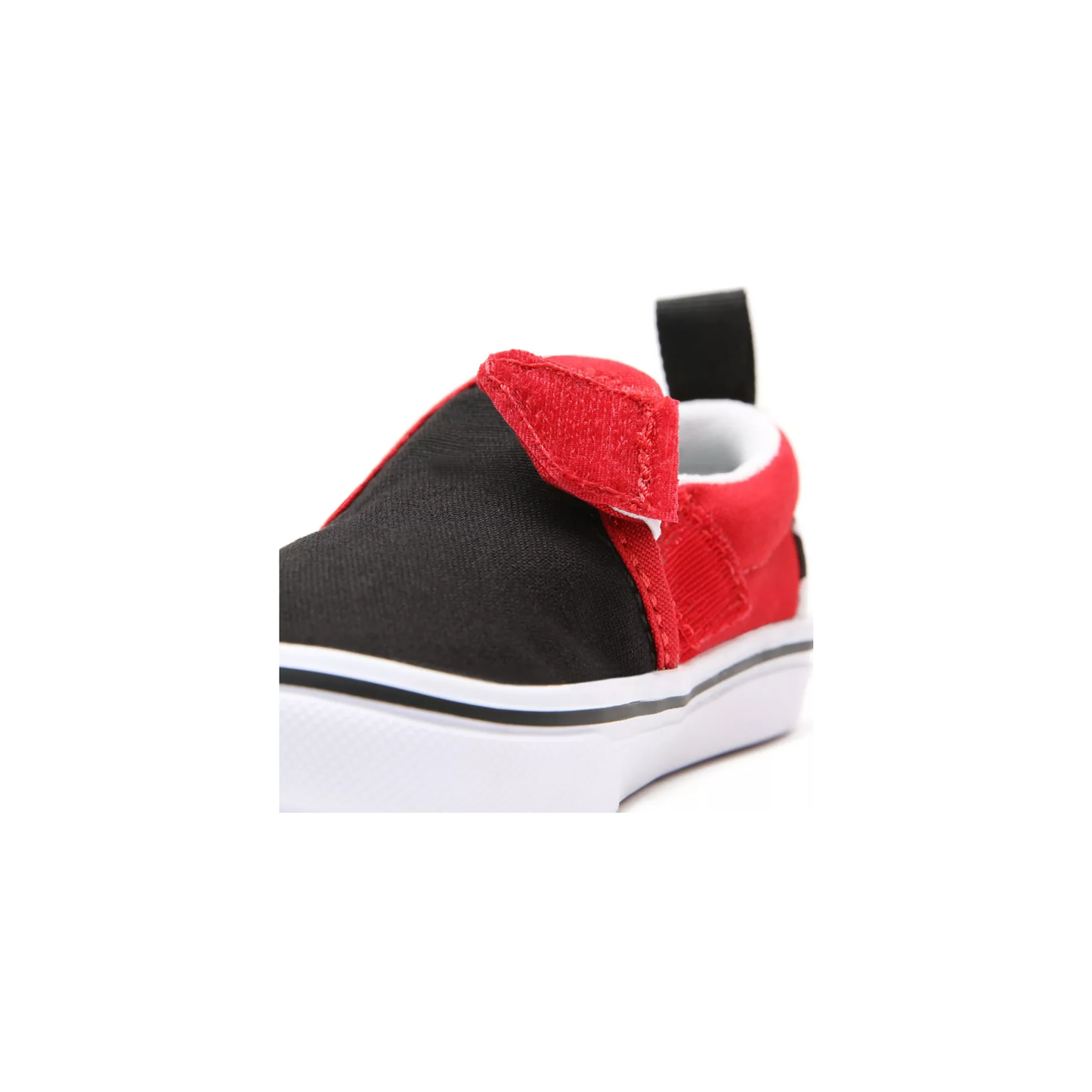 Vans Kids' Checkerboard Comfycush Slip On V Shoes - Black / Red