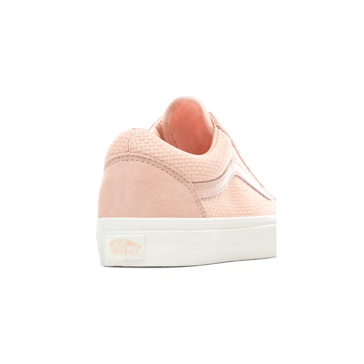 Vans Unisex Old Skool Woven Check Spanish Villa Shoes - Salmon / White