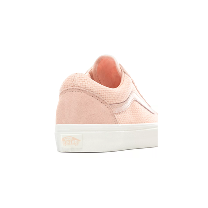 Vans Unisex Old Skool Woven Check Spanish Villa Shoes - Salmon / White