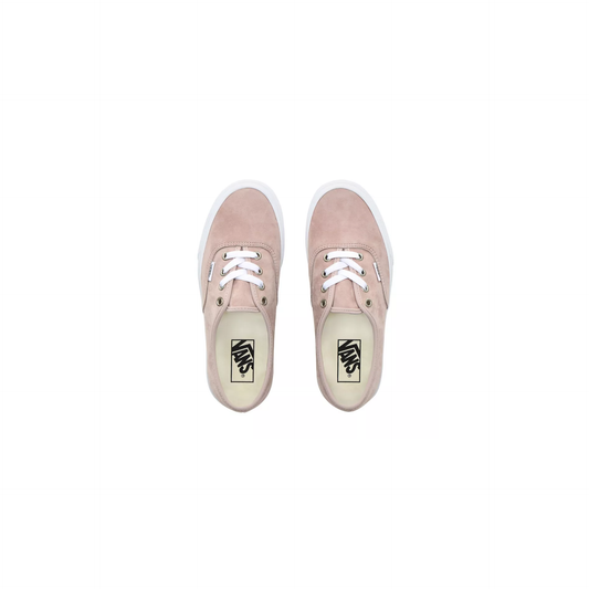 Vans Unisex Pig Suede Authentic Shoes - Shadow Grey / True White