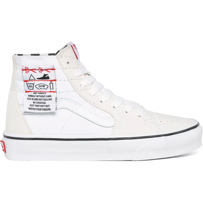 Vans Unisex SK8 HI DIY Tapered Shoes - True White