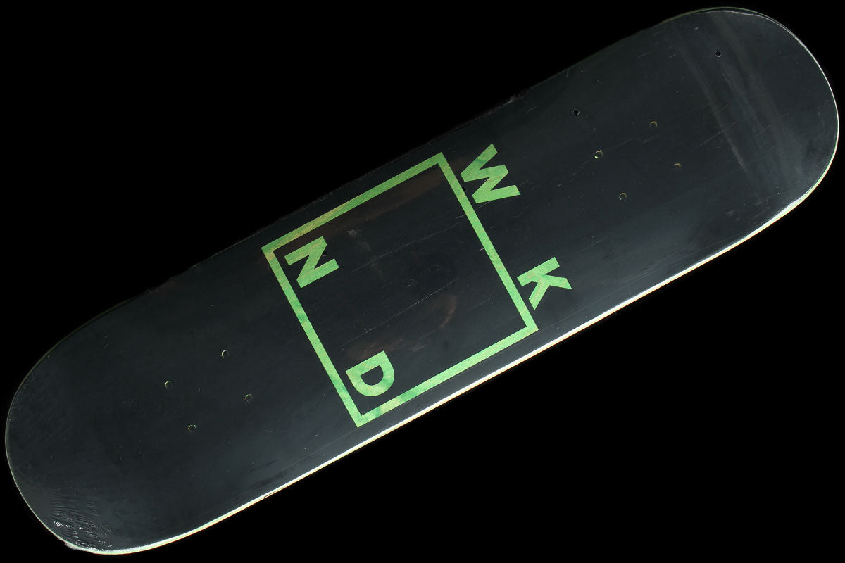 Blacked Out Logo Green Deck 8"