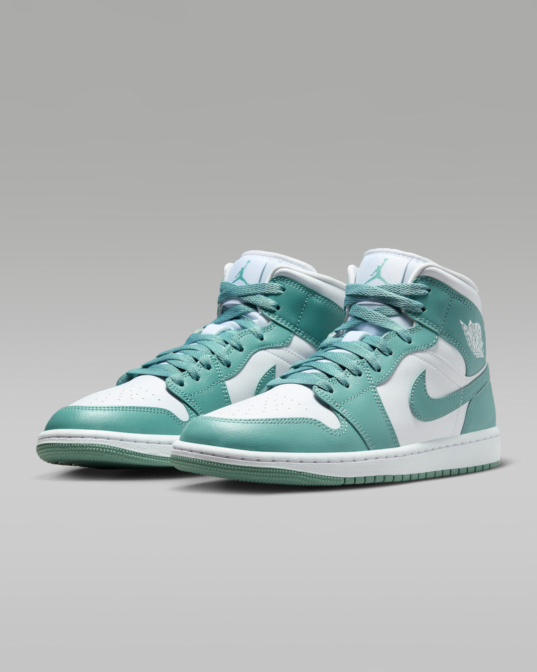 Nike Women's Air Jordan 1 Mid Shoes - White / Cannon
