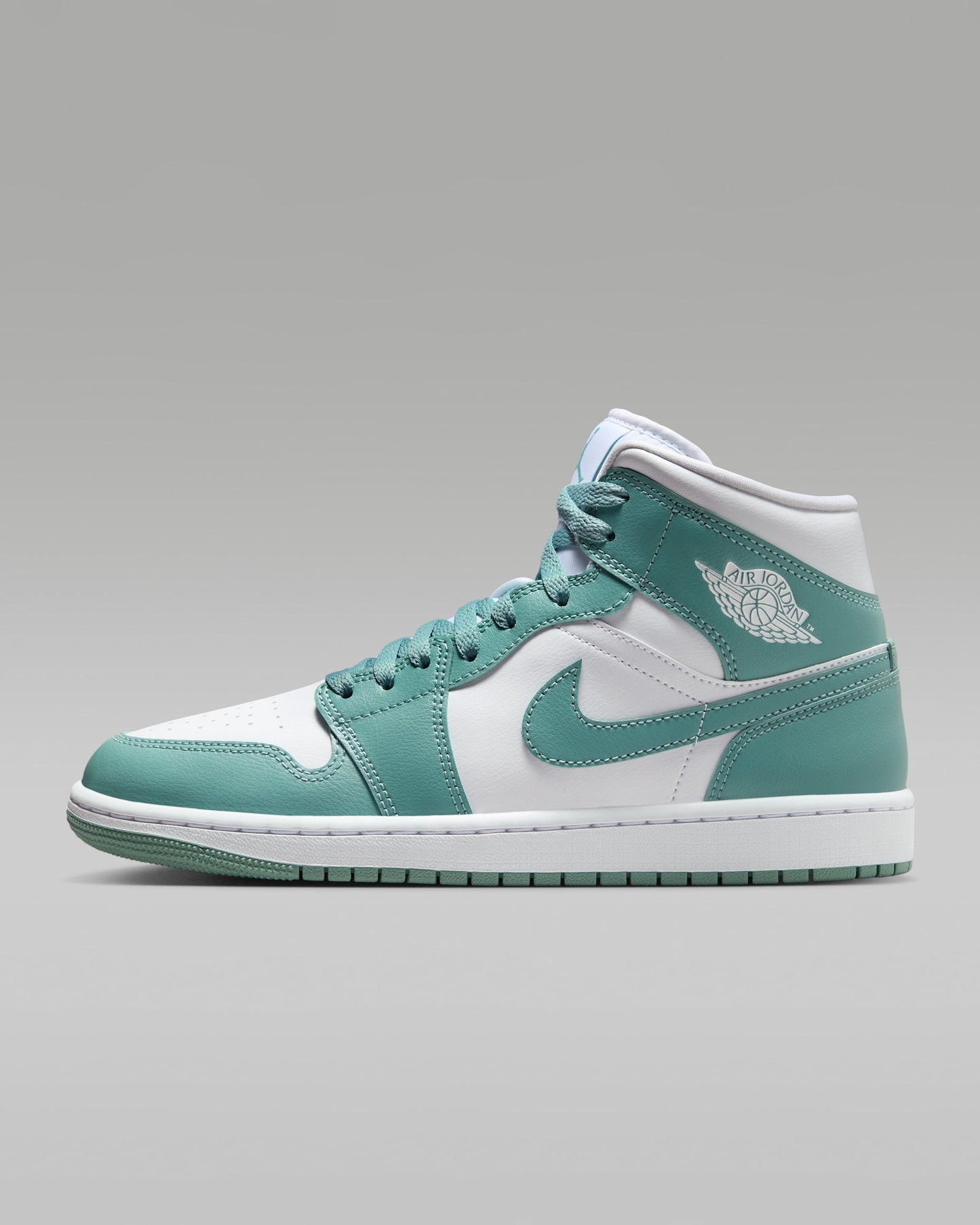 Nike Women's Air Jordan 1 Mid Shoes - White / Cannon