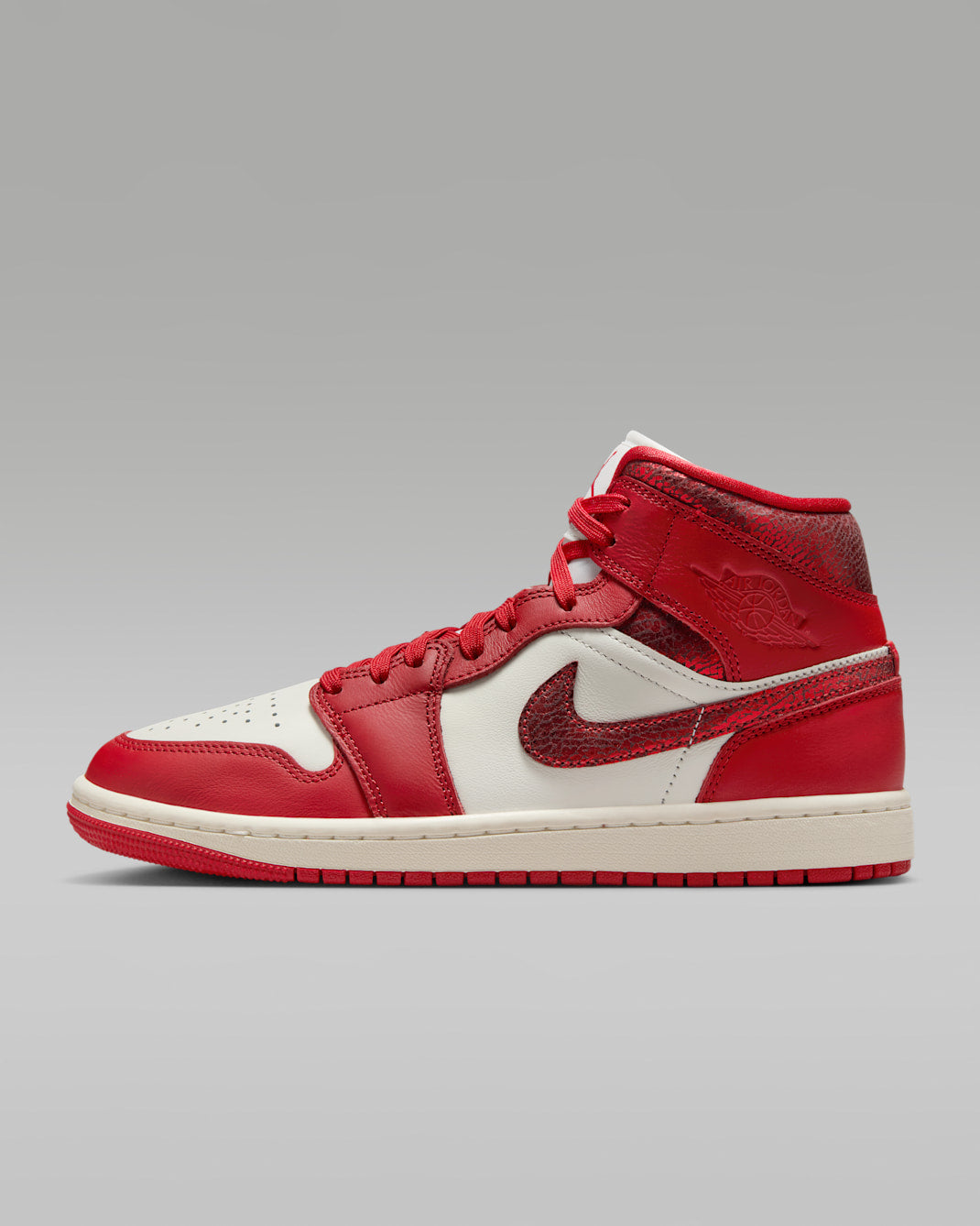 Nike Women's Air Jordan 1 Mid Se Shoes - Sail / Team Red / Varsity Red