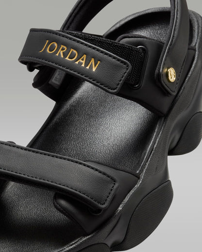 Nike Women's Jordan Deja Sandals - Black / Metallic Gold